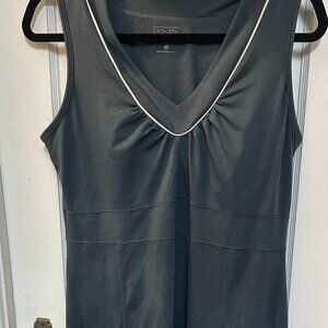 Athleta Grayish Blue Sporty Women's Dress-Size XL